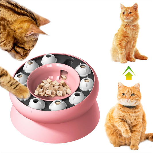 Cat PUZZEL Slow Feeder Interactive Enrichment BOWL