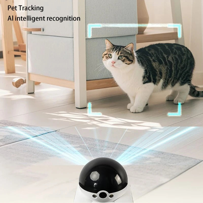 Real Time Moving Security Robot Camera for Pet with 1080P Live Feed and Voice Chatting,With 1080P Live Feed and Voice Chatting
