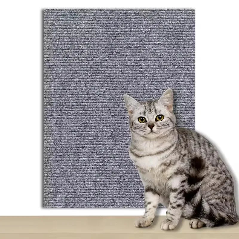 Cat Scratcher Sofa Protector Trimmable Self-Adhesive Cat Scratch Mat