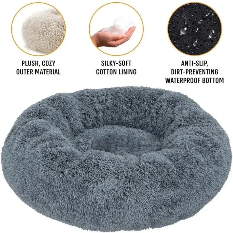 PLUSHY Pet Bed Washable