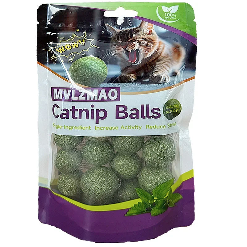 FUN & Tasty Mint Edible Catnip Ball