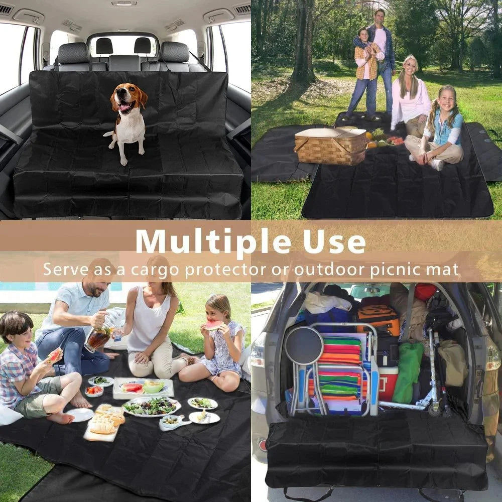 Car Rear Seat Protective Cover Dog Mat Blanket Hammock Travel Pad
