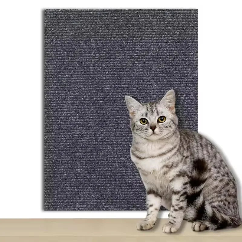 Cat Scratcher Sofa Protector Trimmable Self-Adhesive Cat Scratch Mat