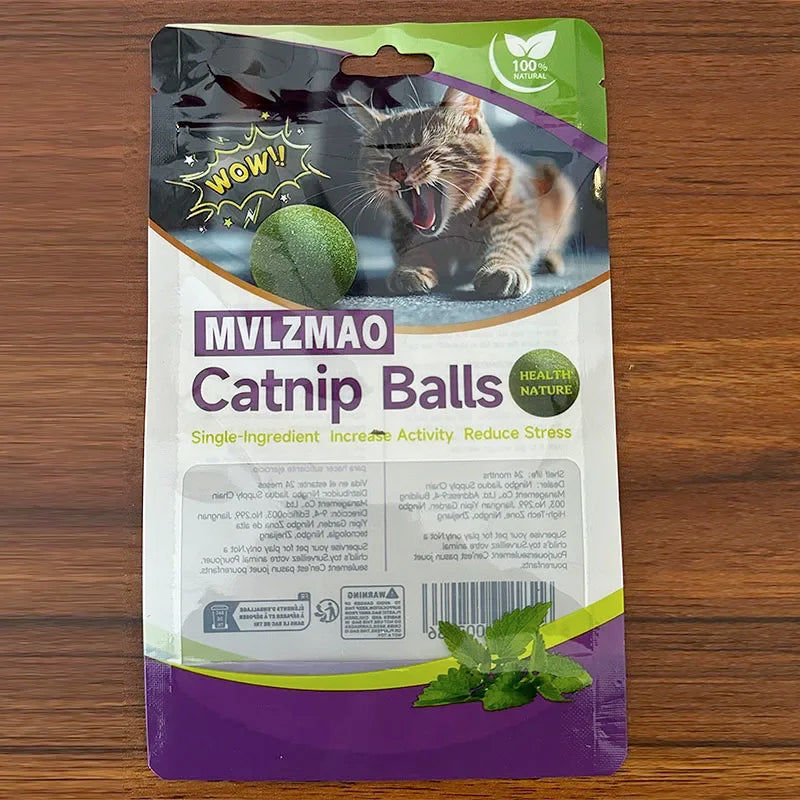 FUN & Tasty Mint Edible Catnip Ball
