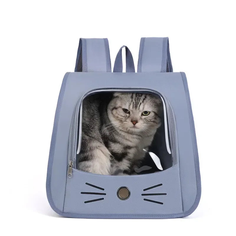Pet Cat Carrier Bag Outdoor Backpack