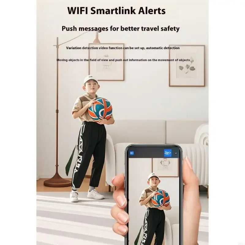 360 Degree Rotating Pet Camera with Two Way Talk Function and Night Detection Robot Cameras for Home Security