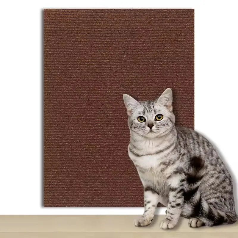 Cat Scratcher Sofa Protector Trimmable Self-Adhesive Cat Scratch Mat