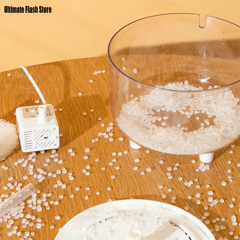 Daisy Flower Pet Cat Water Fountain, Automatic