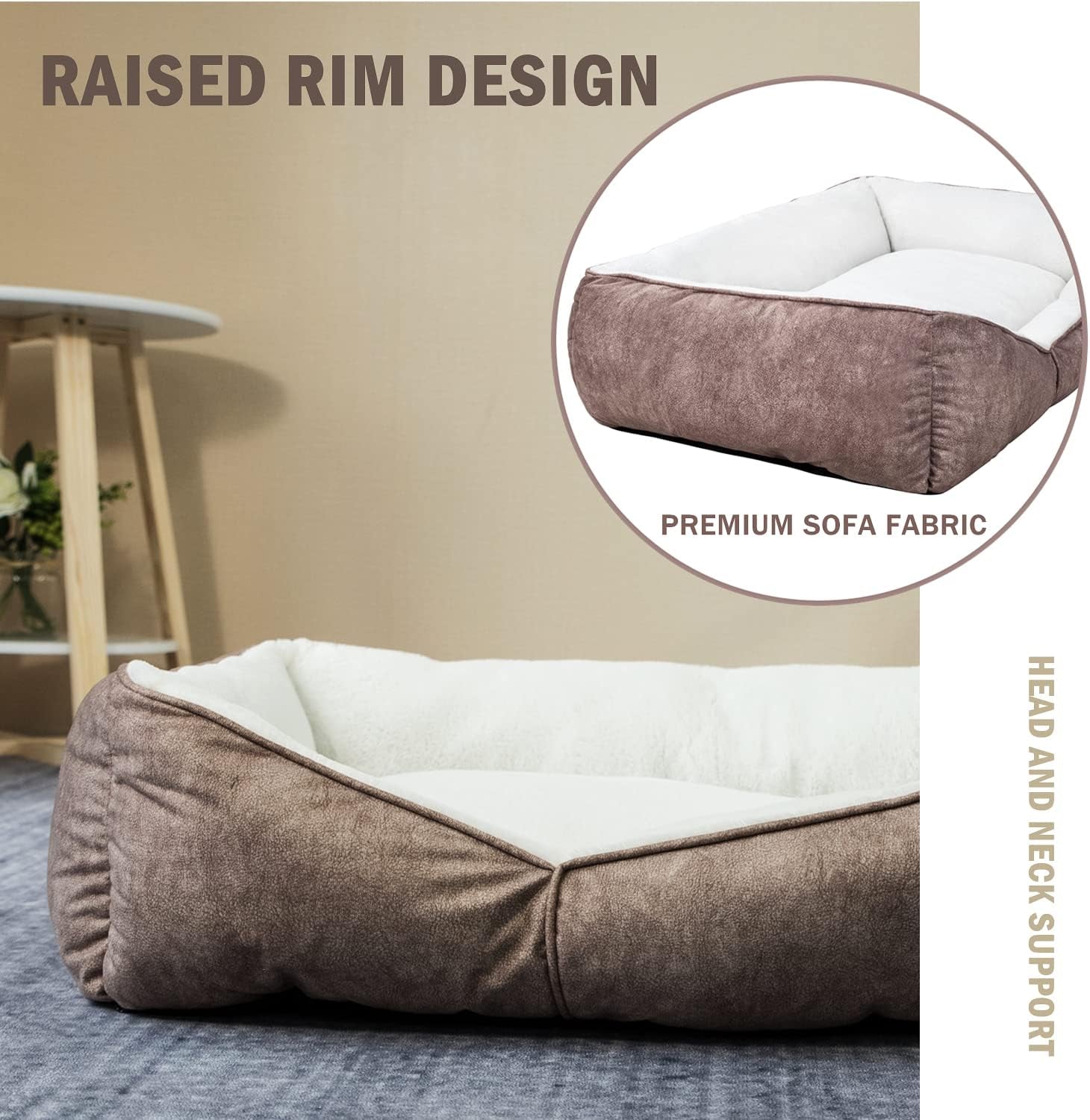 Sophisticated Washable Dog Pet Bed