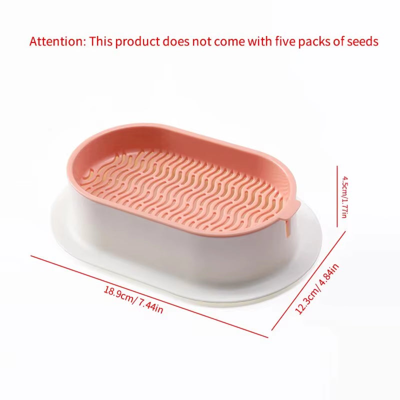 GROW Pet Cat Nip, Cat Grass, Sprout Dish Hydroponic DIY