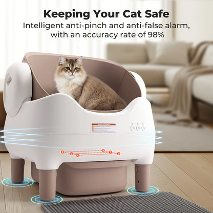 Self Cleaning Automatic Cat Litter Box- App Controlled