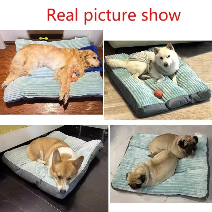 Cozy Corduroy Washable Pet Dog Bed 