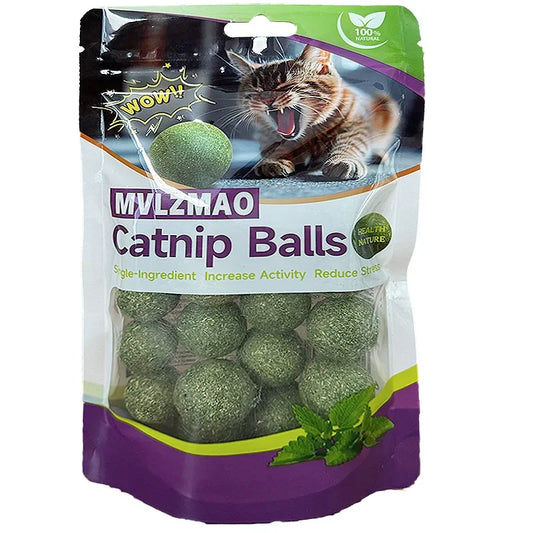 FUN & Tasty Mint Edible Catnip Ball 