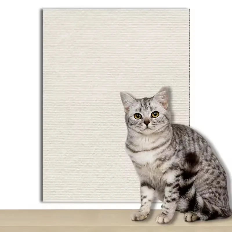 Cat Scratcher Sofa Protector Trimmable Self-Adhesive Cat Scratch Mat
