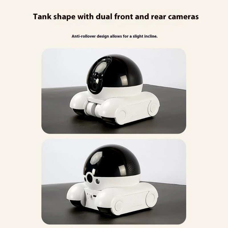 Real Time Moving Security Robot Camera for Pet with 1080P Live Feed and Voice Chatting,With 1080P Live Feed and Voice Chatting