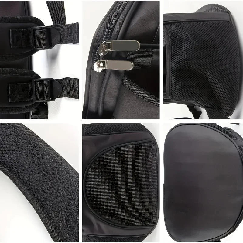 Portable Mesh Dog Bag Breathable Dog Outdoor Backpack 
