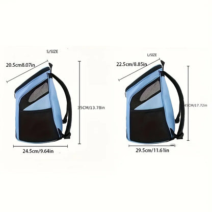 Portable Mesh Dog Bag Breathable Dog Outdoor Backpack 