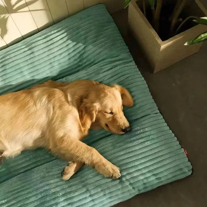 Cozy Corduroy Washable Pet Dog Bed 