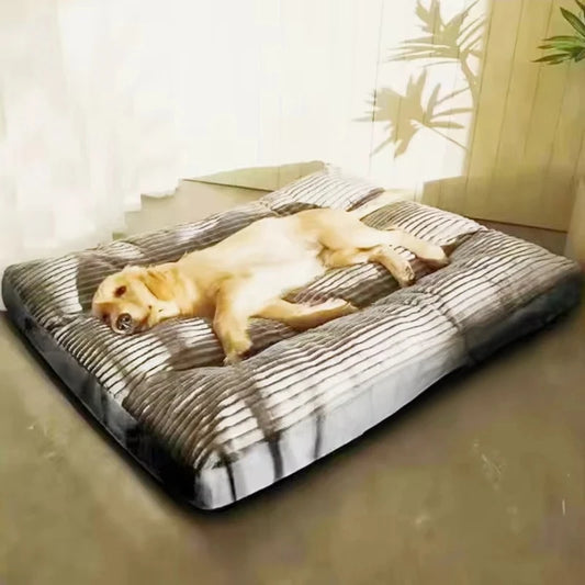 Cozy Corduroy Washable Pet Dog Bed 