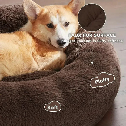 PLUSHY Pet Bed Washable