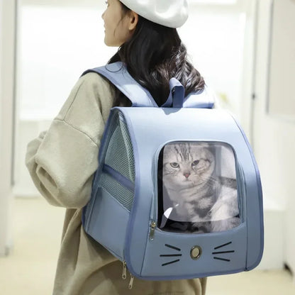 Pet Cat Carrier Bag Outdoor Backpack 