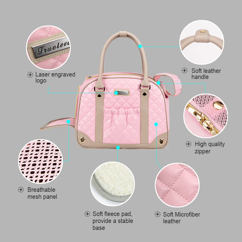 LUXE Fashion Pet Carrier Handbag 