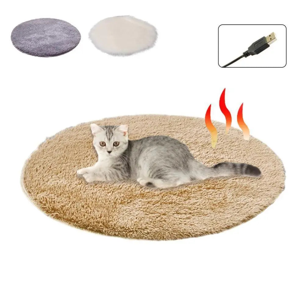 Pet Heating Pad Waterproof Anti-Scratch Dog Cat USB Interface Anti-Leak