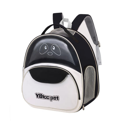 Cat Backpack Outing Schoolbag Double-Shoulder Pet Bag Cat for Travel Dog and Cat Supplies Transparent Large-Capacity Portab