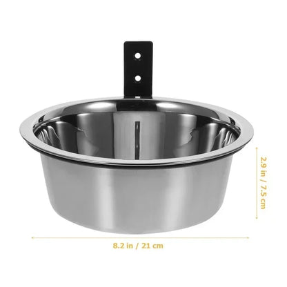 Wall Mounted Dog Bowl,  Elevated Pet Feeding Bowls 