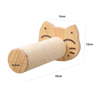 Cat Wall Climbing Shelf Steps Ladder Scratching Post Accessories