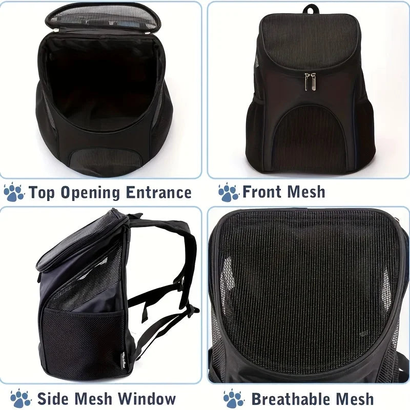 Portable Mesh Dog Bag Breathable Dog Outdoor Backpack 