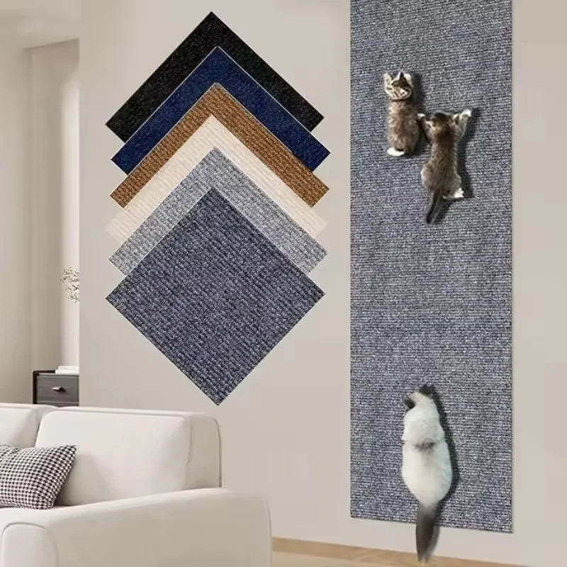 Cat Scratcher Sofa Protector Trimmable Self-Adhesive Cat Scratch Mat